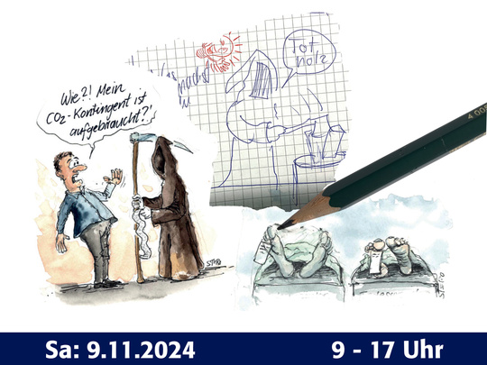 Cartoon- und Comic-Workshop mit STERO, Stefan Roth.  | © STERO, Stefan Roth. 